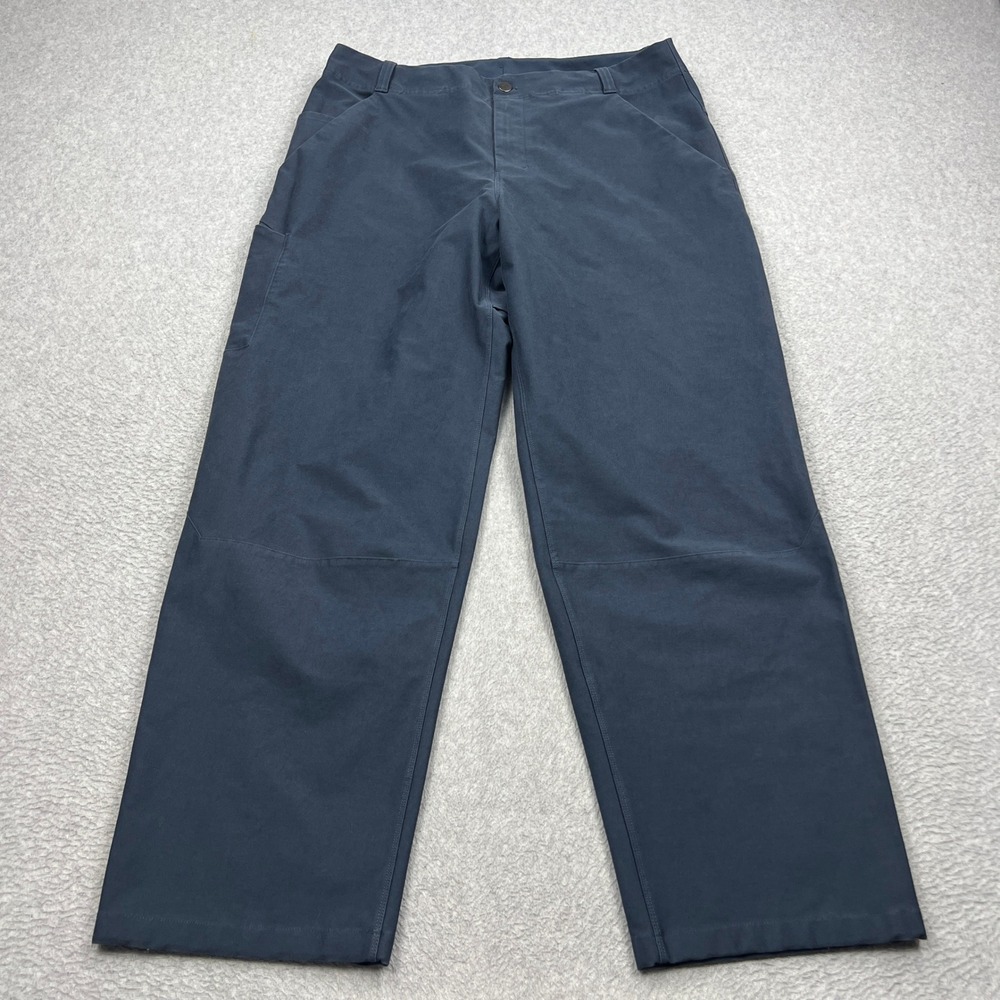 Lululemon Utilitech Carpenter Pants Mens 36 Blue Relaxed Utility Stretch M5B14S
